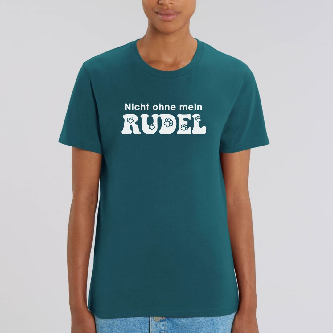 Dackelshirts Nicht ohne mein Rudel - Bio Unisex T-Shirt Stargazer / XS