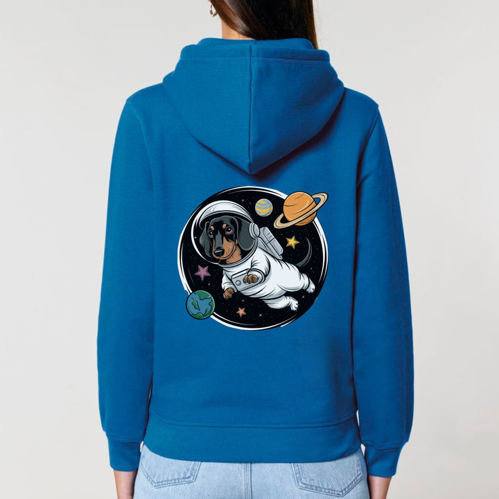 Space Dackel (Kurzhaar) - Bio Unisex Hoodie