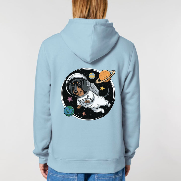 Space Dackel (Kurzhaar) - Bio Unisex Hoodie