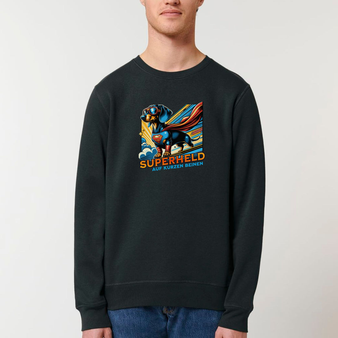 Superheld (Kurzhaar) - Bio Unisex Sweatshirt