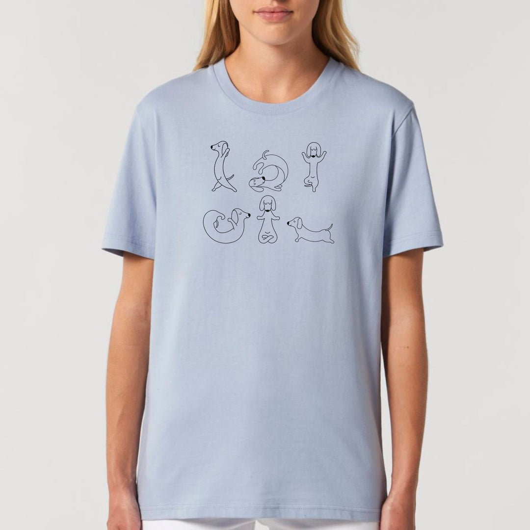 Dackel Yoga - Bio Unisex T-Shirt