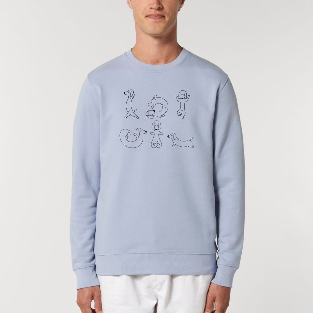 Dackel Yoga - Bio Unisex Sweatshirt