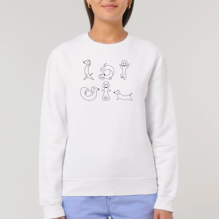 Dackel Yoga - Bio Unisex Sweatshirt